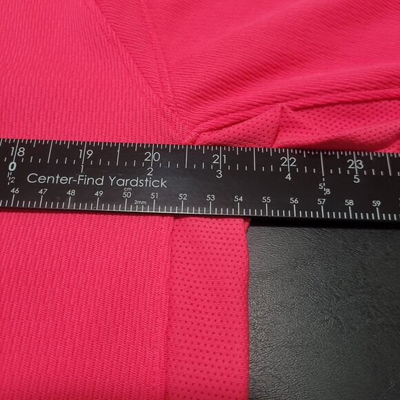 Nike Mens M Pink Short Sleeve Performance Preppy Collared Button Polo Golf Shirt - Picture 6 of 9